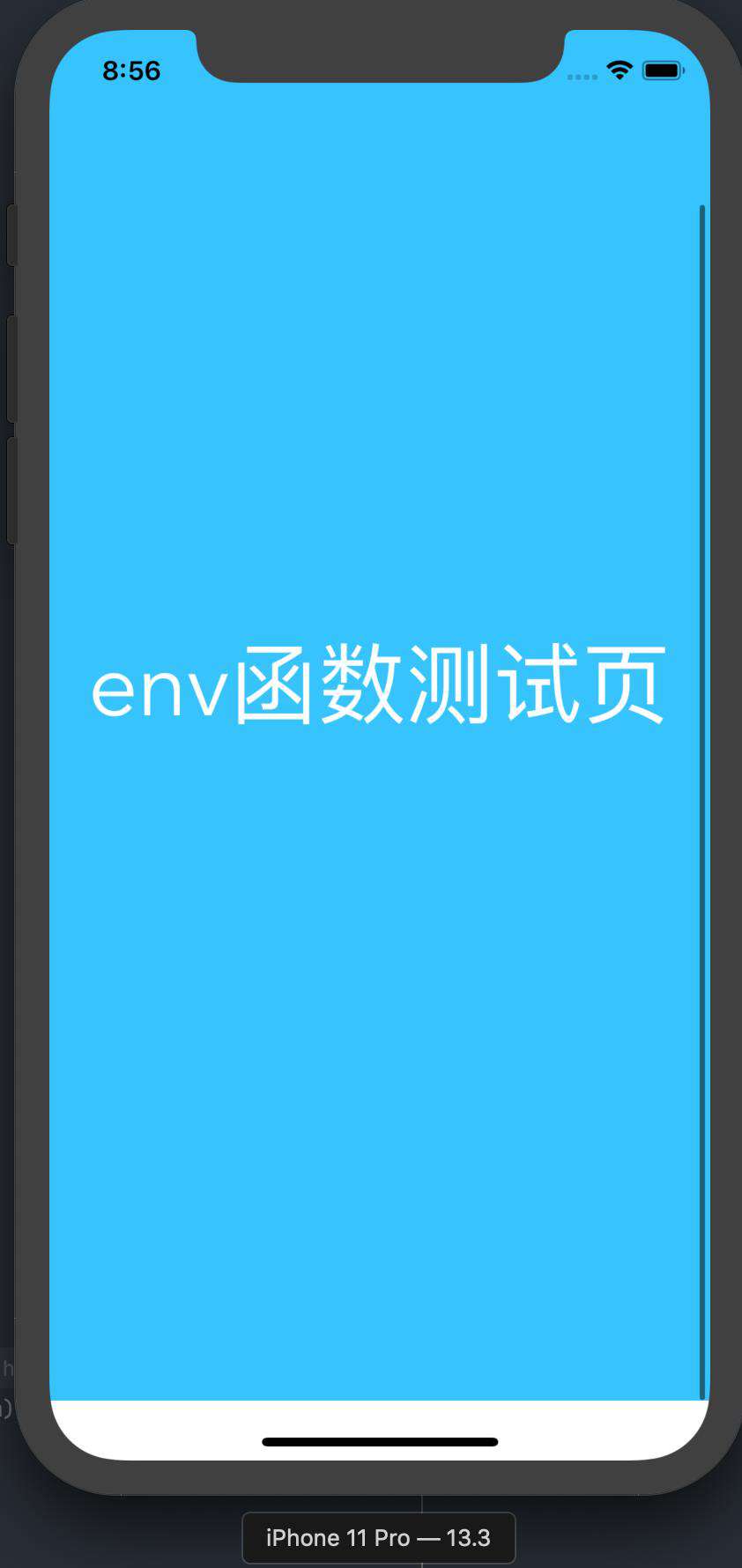 H5 页面 iPhoneX 刘海屏适配